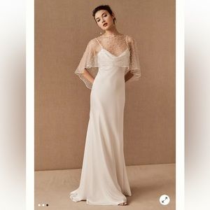 Floor length bridal dress